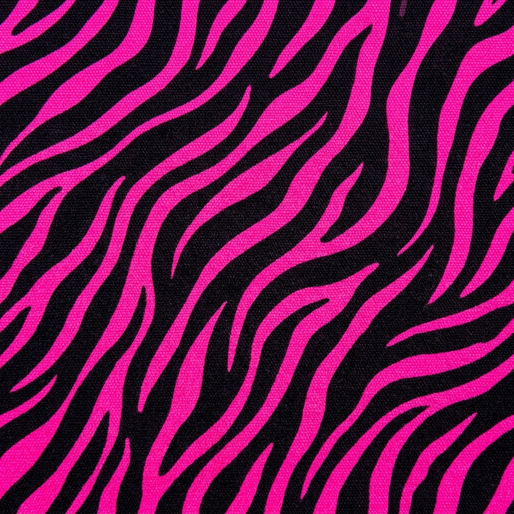 Pink and black zebra print pattern